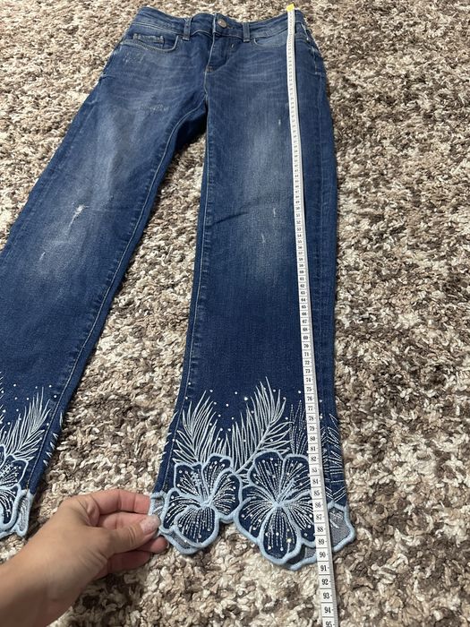 Blugi superbi dantela sibtalie inalta Desigual