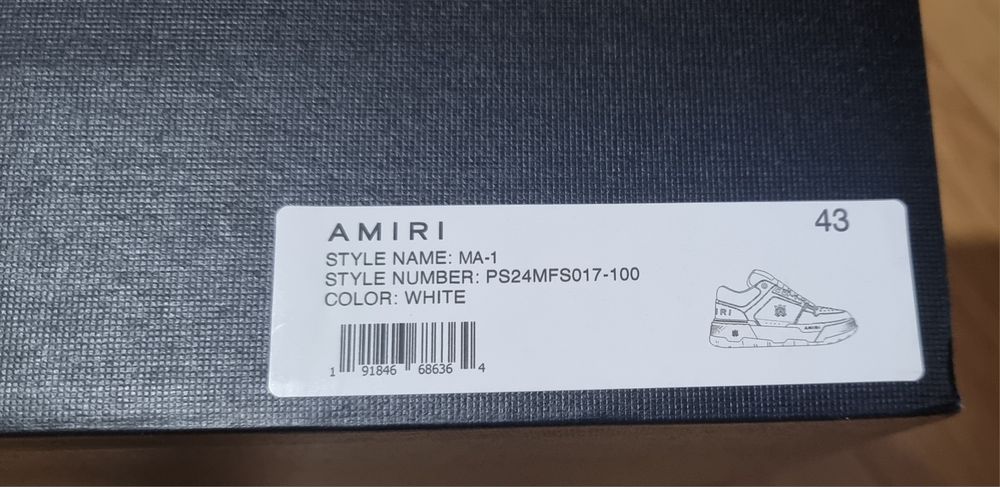 Amiri MA-1 white