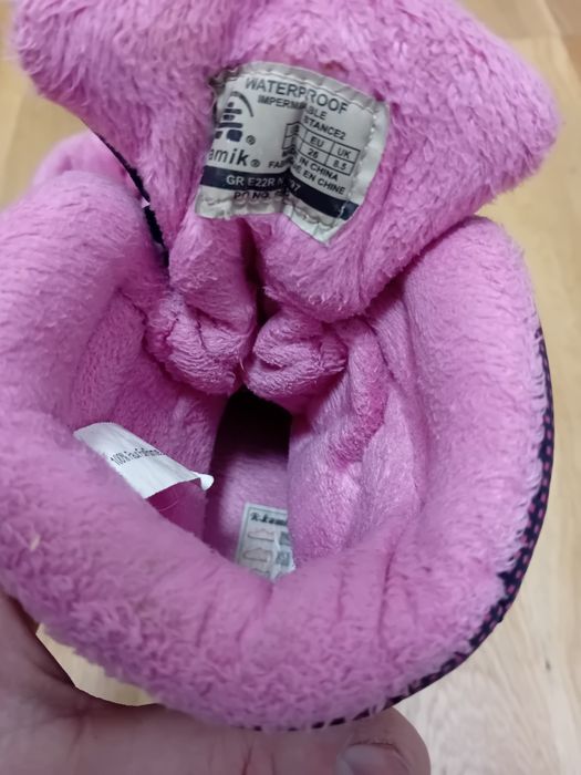 Cizmulețe îmblănite Kamik, Mărimea 26, Waterproof