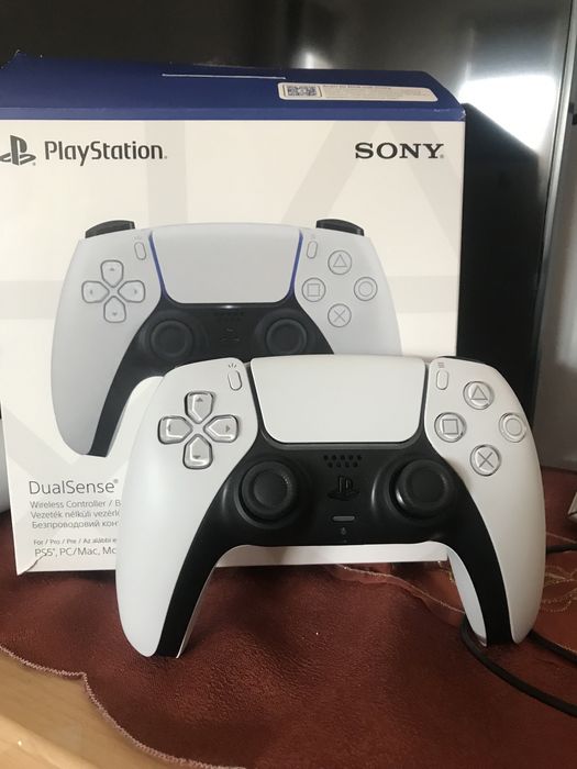 Controller Wireless PlayStation 5 DualSense, White NOU CU GARANTIE