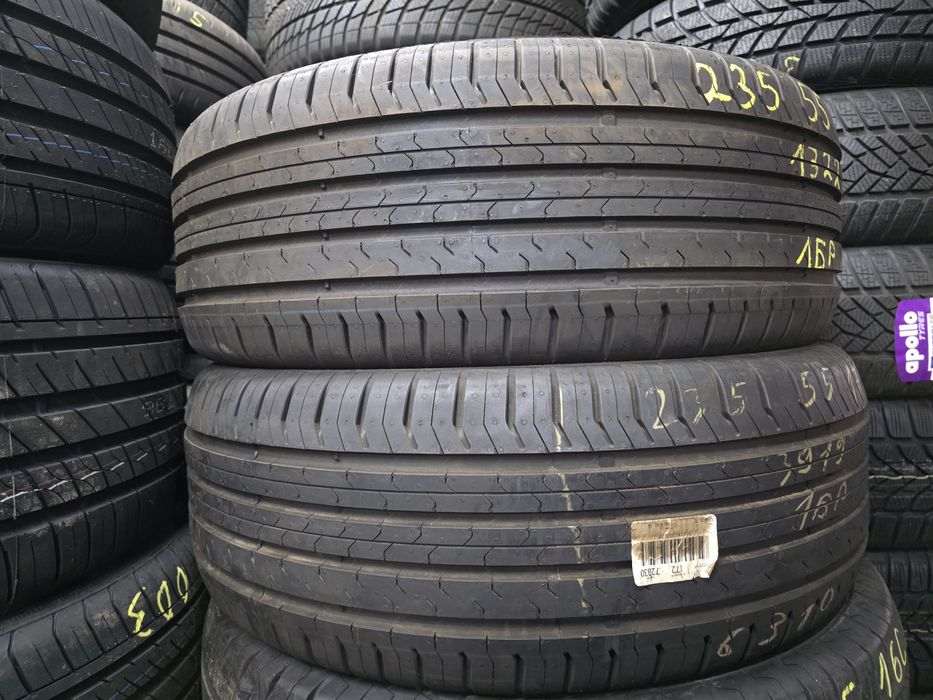 2бр Като нови летни гуми 235 55 17- Continental