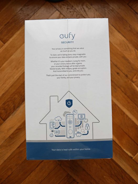 Видео звънец Eufy S330 + HomeBase 2, 2K HD двойна камера.
