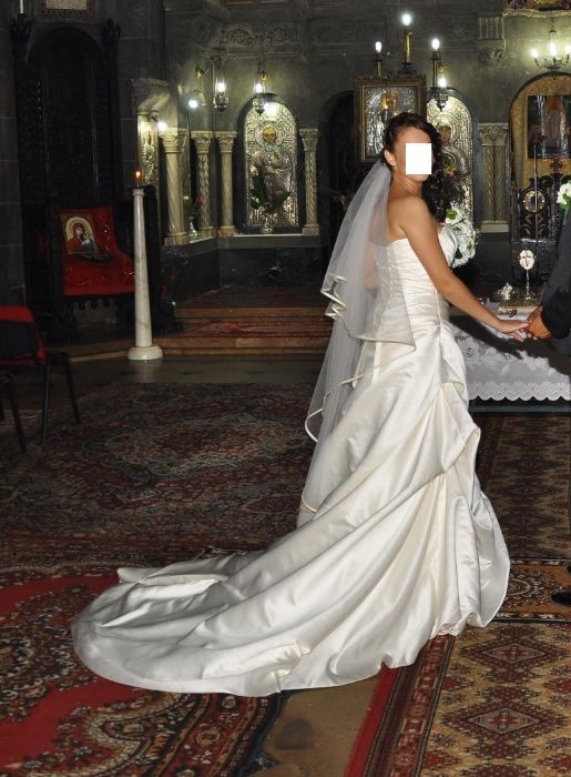 Ofer spre vânzare Rochie mireasa Maggie Sottero, voal Swarovski