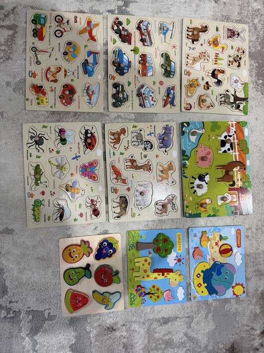 Lot puzzle uri din lemn