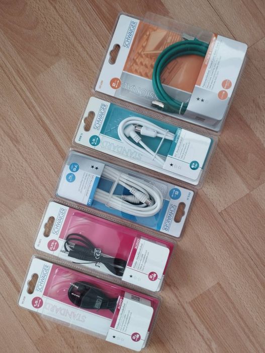 Чисто НовиDap Audio Kabel 1x Stereo-Klinke m 6,3mm -> 2x Cinch m 3m В