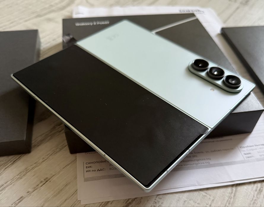 КАТО НОВ Samsung Z Fold 7 Mint 512GB 24м. ГАРАНЦИЯ ПОДАРЪК