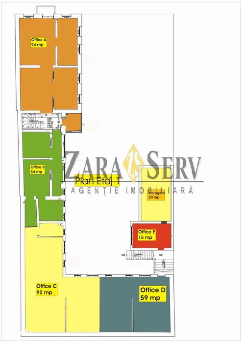 Birou Ultracentral Ploiești | 54 mp | Str. Gheorghe Doja | 550 €