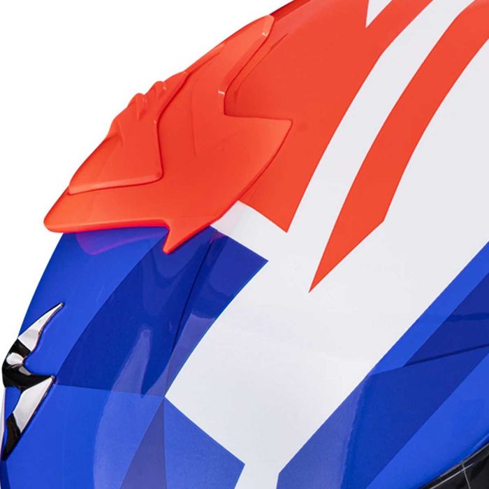 Мото Каска SCORPION EXO-R1 EVO 2 AIR Valere  Red-Blue-White