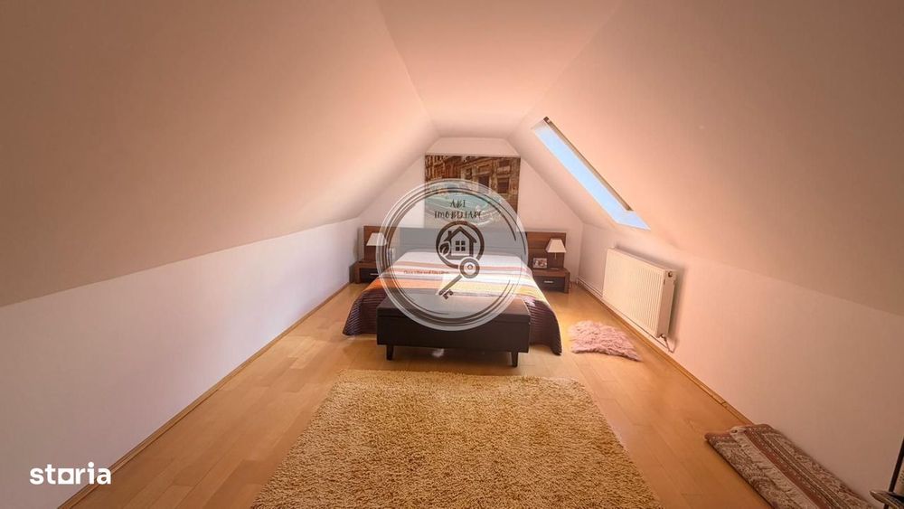 Casă spațioasă cu mansardă, 2 terase& curte – Hălchiu, Str. Bisericii
