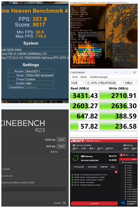 PC Gaming I5 12600k + Rtx 3070