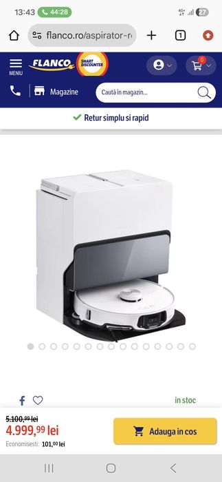 Robot de Aspirare Roborock S8 MaxV Ultra
