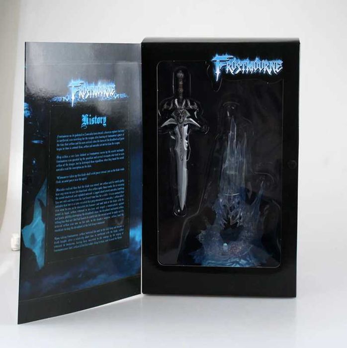 World of Warcraft Wow Arthas Frostmourne lumineaza 28 cm