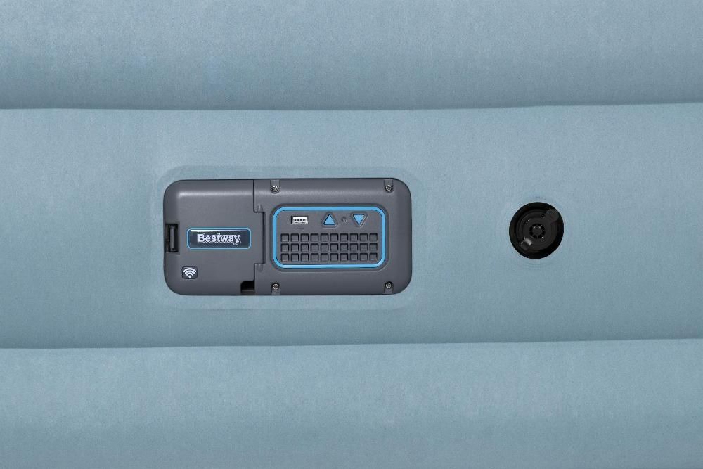 Надувной кровать с WiFi (229×152×79). БЕСПЛАТНО Доставка