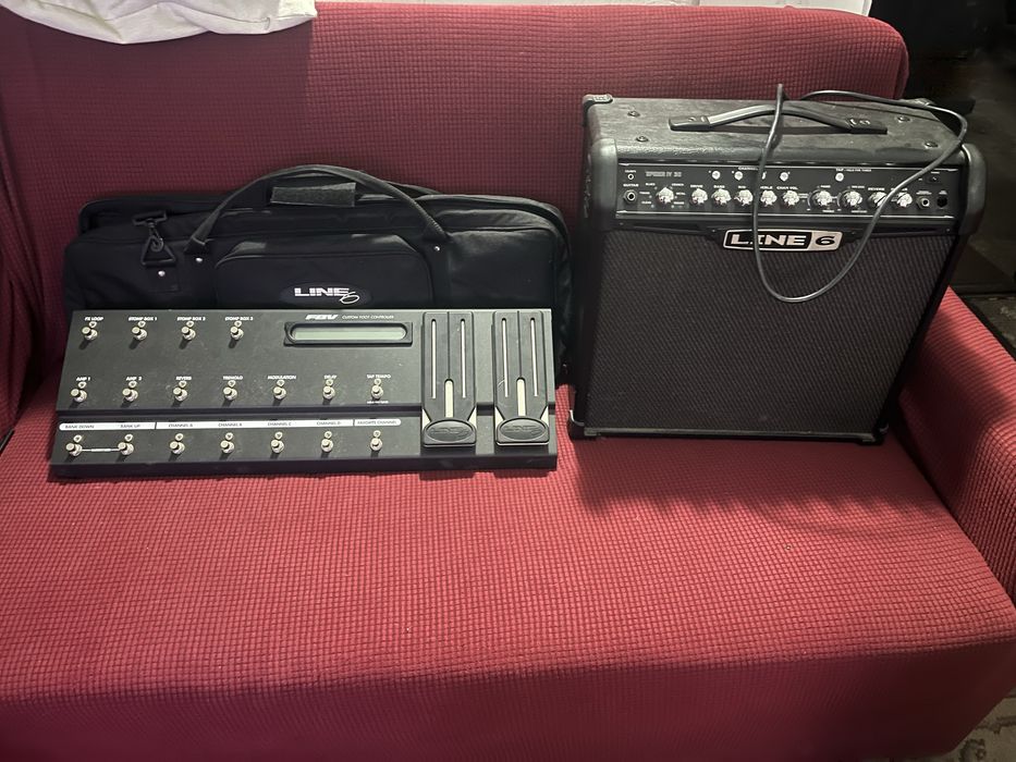 Pachet pedala + amplificator Line 6