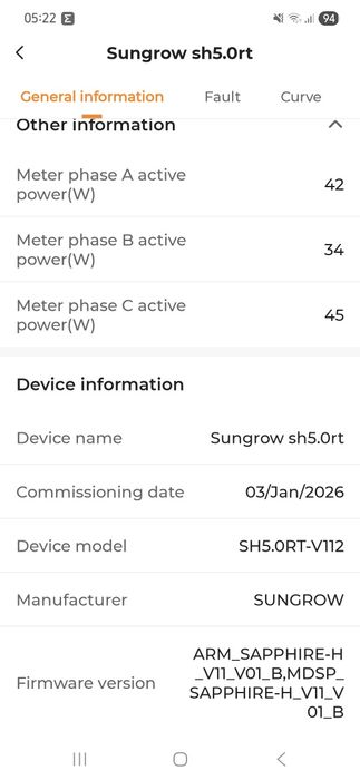Invertor trifazat Sungrow sh5.0rt