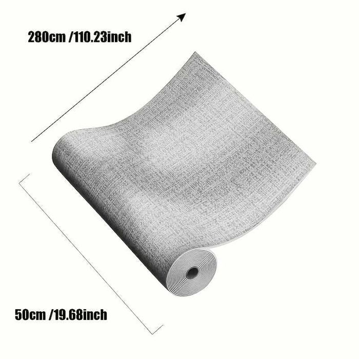 Самозалепващ релефен тапет 280*50cm*2mm, водоустойчив, тапети за стена