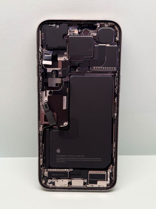 Carcasa originala iPhone 15 Pro Max Natural camera baterie sticla rama lentila swap