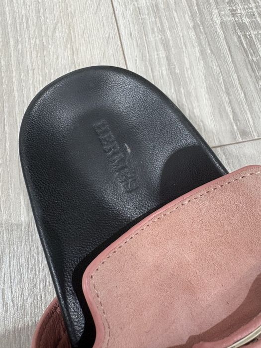 Papuci H€rm€s piele