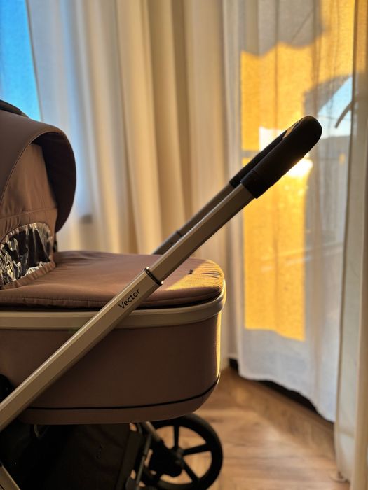 Бебешка количка 2w1 CARRELLO Vector Rock Beige
