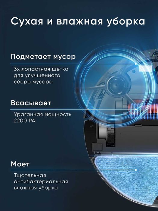 Робот-пылесос с WiFi управлением