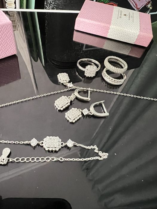 Күміс набор лобараторный бриллиант