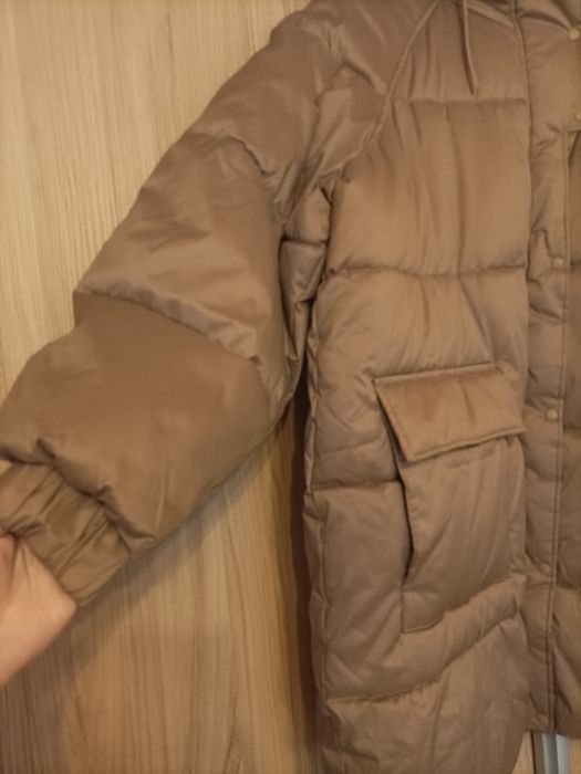 Ново макси зимно, дълго яке с качулка