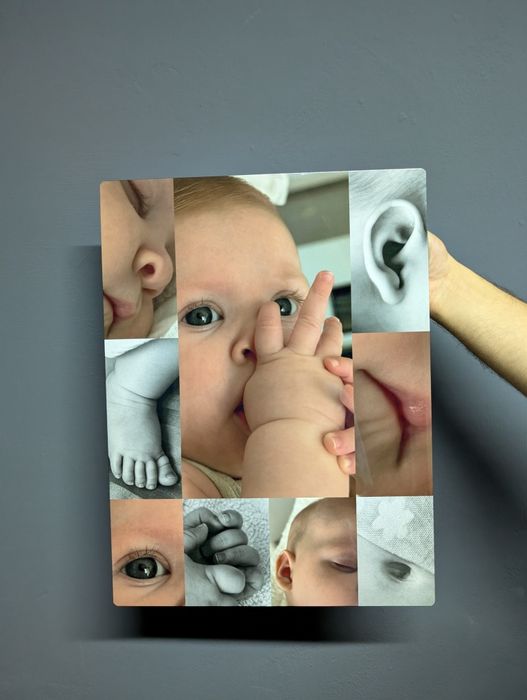 Персонализирана картина от метал ; различни размери.