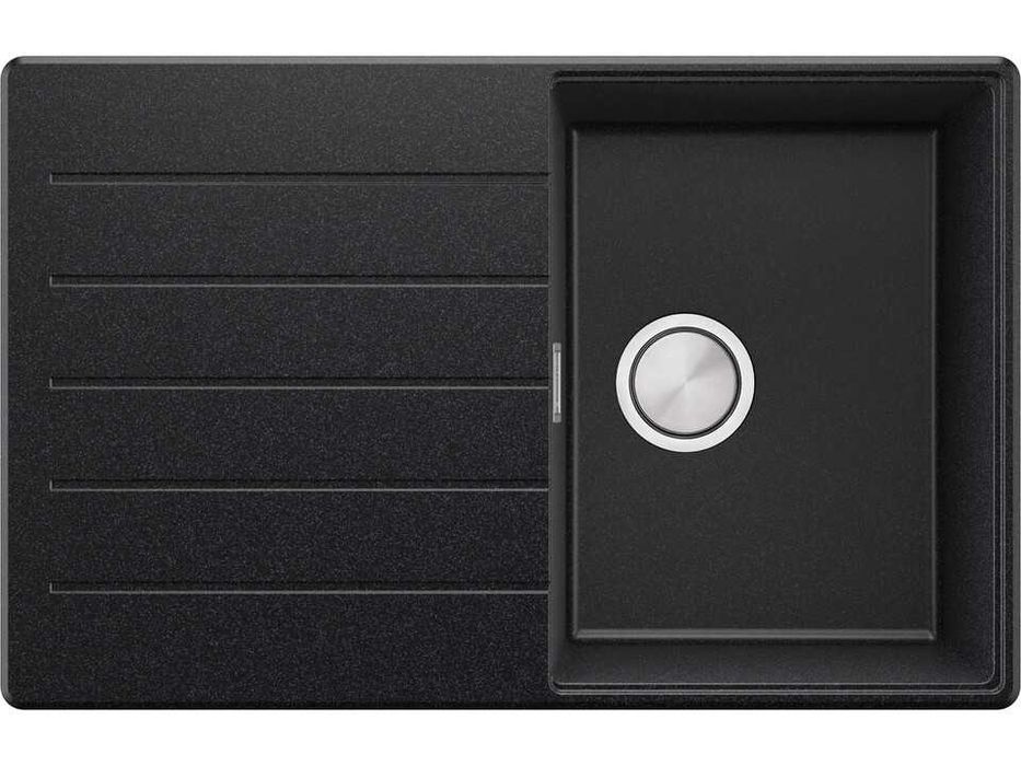 Графит кухненска гранитна мивка Копенхаген 780х500 Top 45