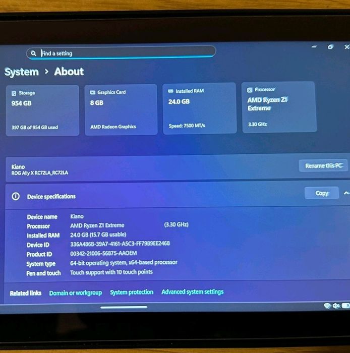 ROG Ally X 2024 с оставаща гаранция