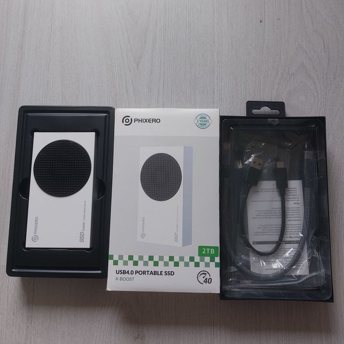 [НОВО] PHIXERO X-Boost USB4.0 Portable SSD 2TB | Скорост 40Gbps |