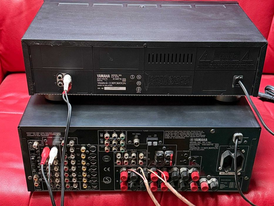 Receiver Yamaha RXV 757 si Deck KX 670