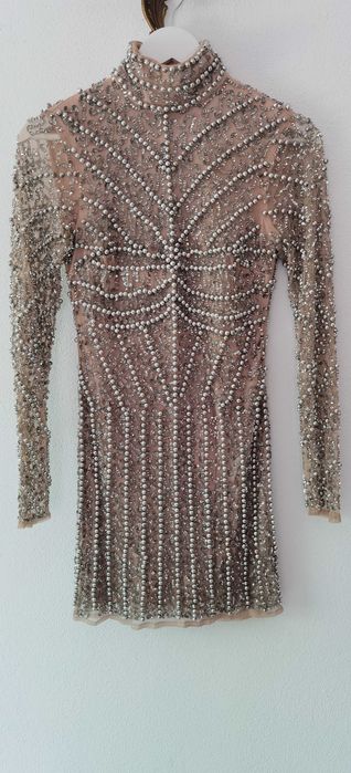 Rochie cu perle si pietre