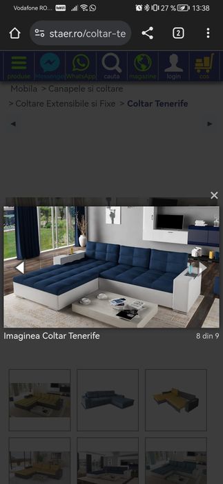 Colțar Tenerife verde smarald