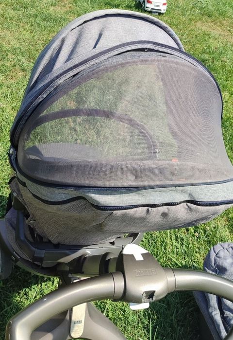 Stokke® Xplory® X + бебешки кош | Modern Grey