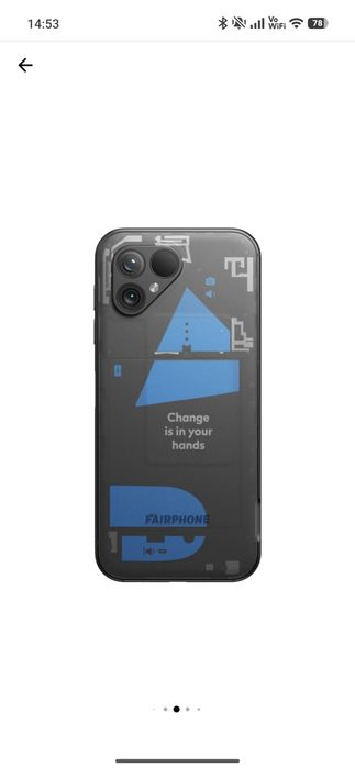 Telefon mobil Fairphone 5, 256GB, 8GB RAM, 5G, Transparent Edition