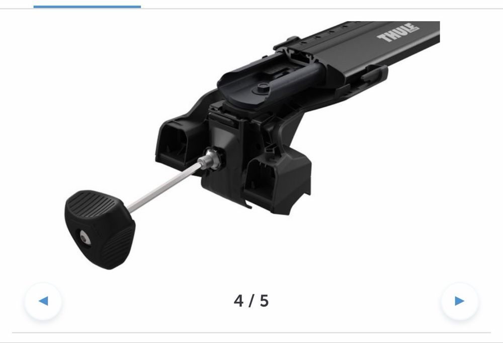 рейлинги Thule WingBar Edge Black
