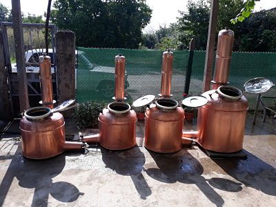 Казани за ракия двоен дестилат !