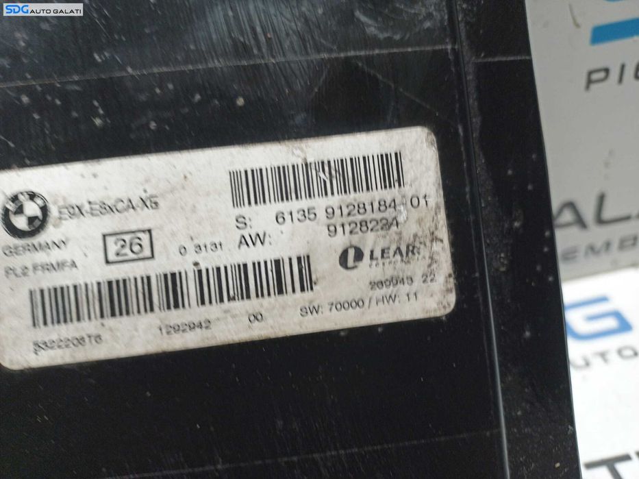 Unitate Modul Calculator Lumini FRM BMW Seria 3 E90 E91 2004 - 2010 Cod 9128184 6135912818401 [X3467]