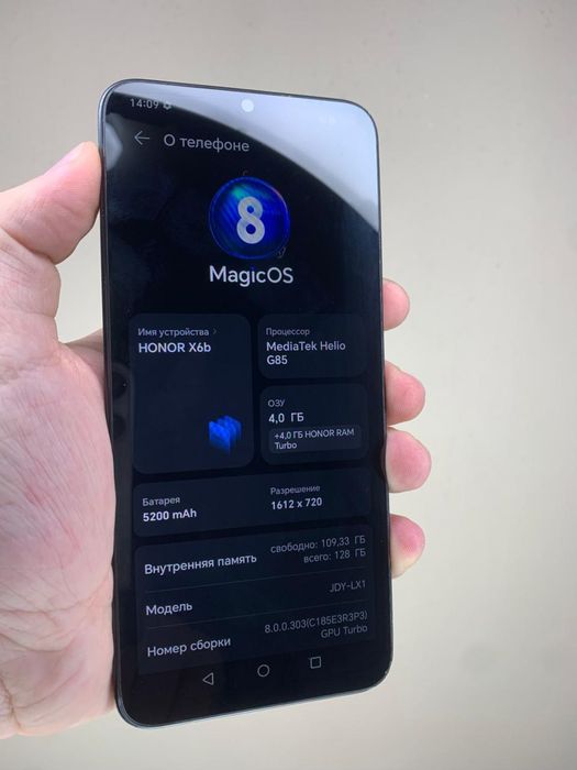 В продаже HONOR X6b.128Gb