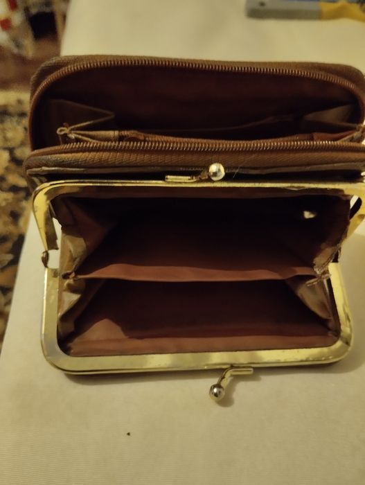 Советский кожаный кошелек