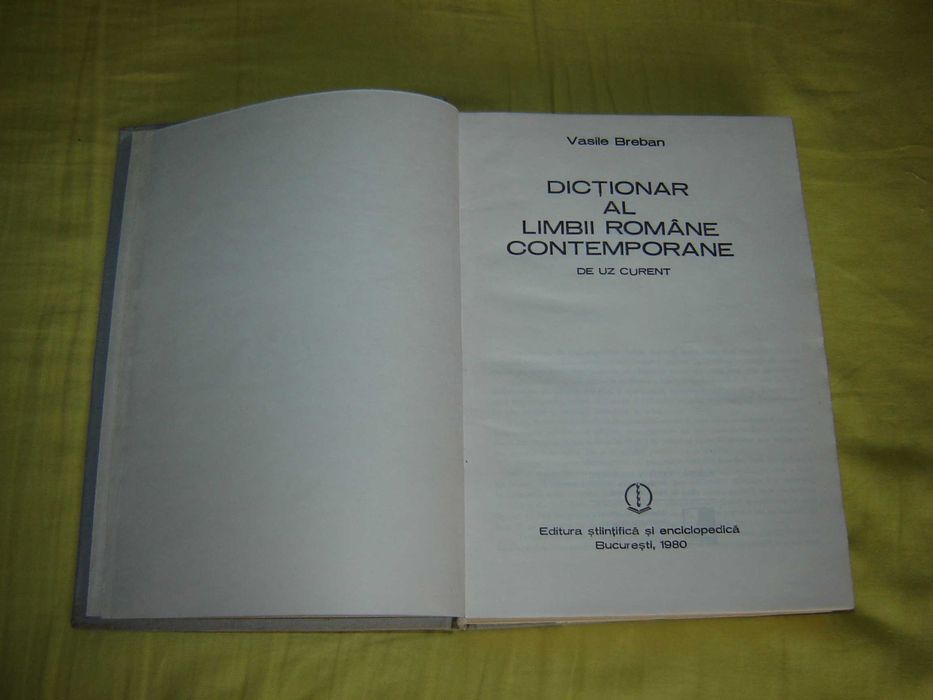 Dictionar al Limbii Romane Contemporane V.Breban 1980