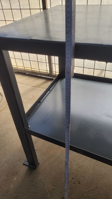 banc lucru masa metalica sudura solida batut fier tabla otel groasa 4