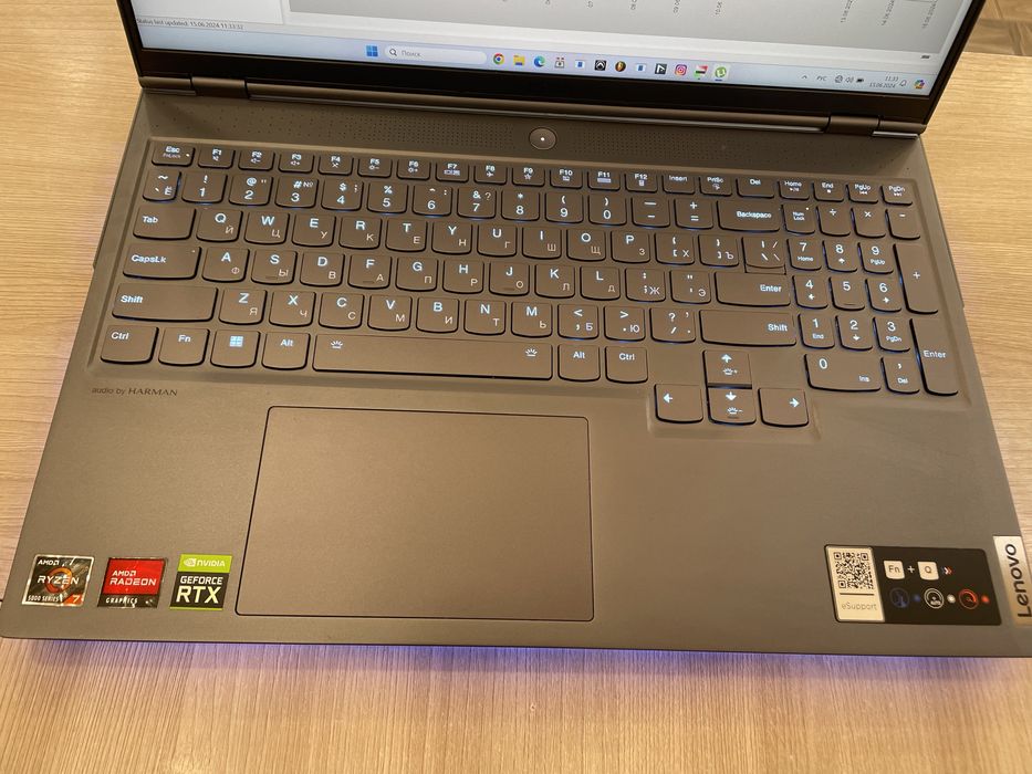 Топовый ноутбук Lenovo Legion 7 RTX 3070