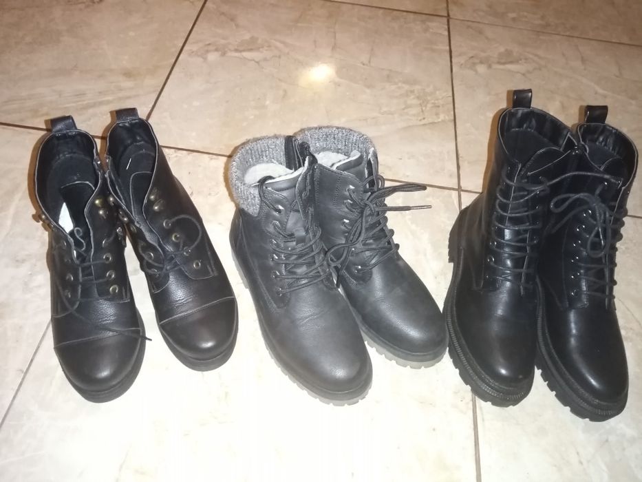 Vând cizme și bocanci piele-oferta 3 perechi- BUCUREȘTI- ILFOV