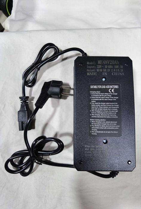Новая зарядка для электроскутера. 48V 20A