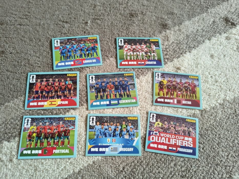 8 stickere Panini FIFA world cup 2026 echipă