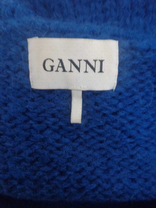 Pulover GANII mohair albastru  oversized marimea  xs