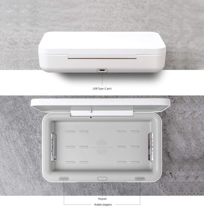 Sterilizator UV-C & Incarcator Wireless Samsung ITFIT ,sigilat