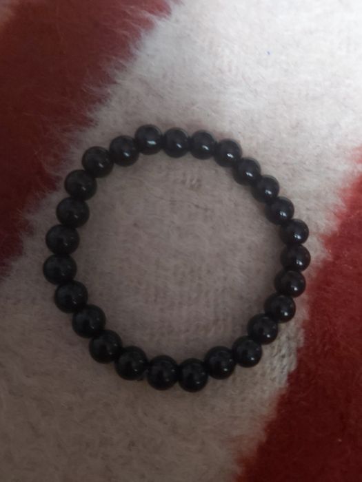 Brățară  eleganta și sexi din margele de obsidian unisex,bijuterie