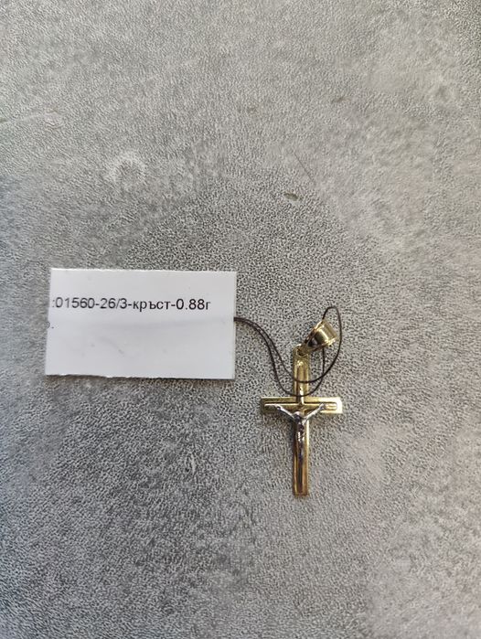 Златен кръст 0.88гр 14к